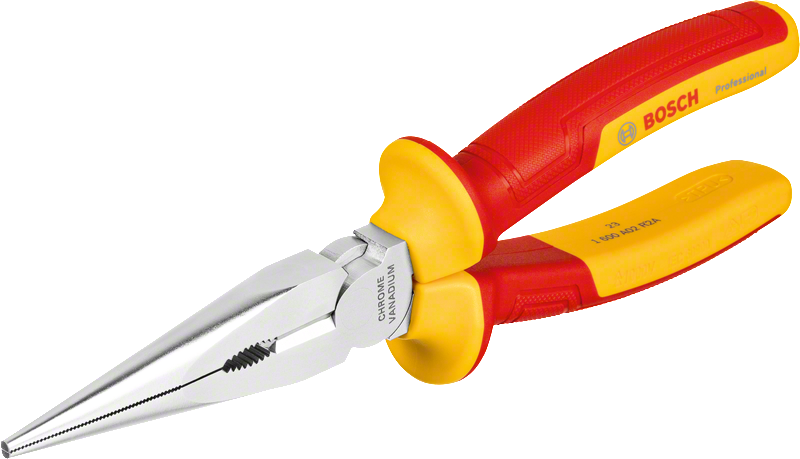 Tang Berujung Lancip lurus VDE 200 mm