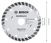 Cakram Berlian Bosch MultiMaterial 110 mm untuk pemotongan.