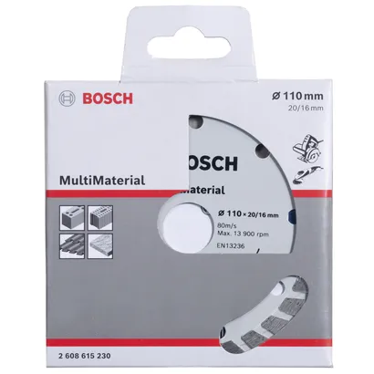 Mata pisau gergaji bundar Bosch MultiMaterial 110mm.