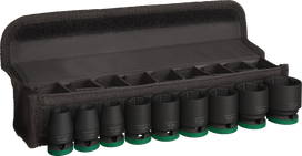 Bosch PRO Impact Socket Set 1/2 inci standar 9 buah.