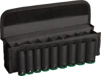 Set Soket Impact Bosch PRO kedalaman 1/2 inci, 9 buah.