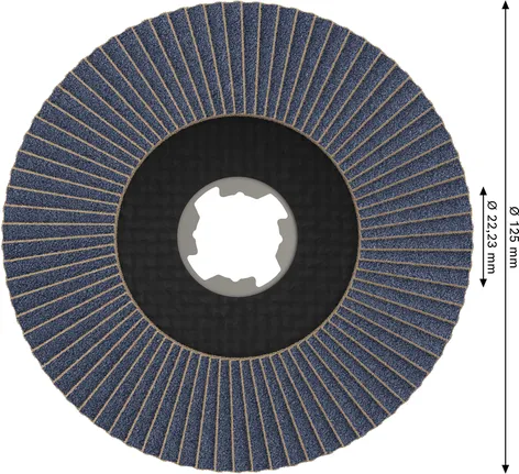 Bosch PRO X571 Flap Disc sudut 125mm G40 X-Lock.