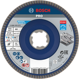 Bosch PRO X571 Flap Disc 125mm G80 untuk penggilingan logam