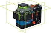Alat perataan laser Bosch GLL 18V-120-33 CG dengan jangkauan 120 m.