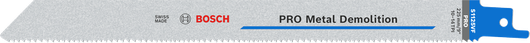 Mata pisau Bosch PRO Metal Demolition S1125VF dengan gigi vario.