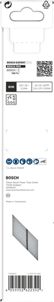Bosch S1137BEF bilah logam tebal sedang 225×25×1,1 mm.