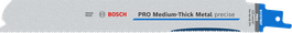 Mata pisau presisi Bosch PRO Medium-Thick Metal S1137BEF.