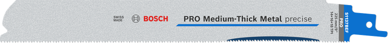Mata pisau presisi Bosch PRO Medium-Thick Metal S1137BEF.