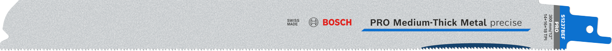 Mata pisau Bosch PRO Medium-Thick Metal presisi S1237BEF.