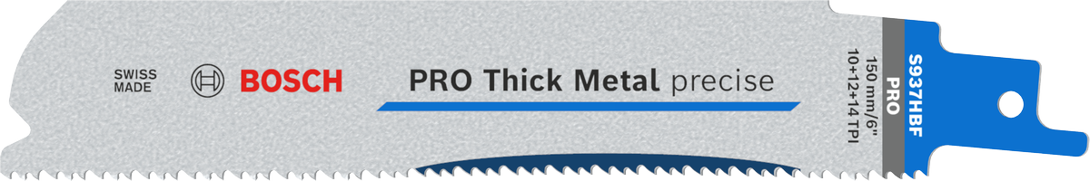 Mata gergaji Bosch PRO Thick Metal presisi S937HBF.