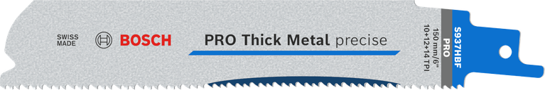 Mata gergaji Bosch PRO Thick Metal presisi S937HBF.
