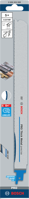 PRO Thick Metal precise S1237HBF Mata gergaji Bosch S1237HBF PRO Thick Metal 300 mm 5 pcs