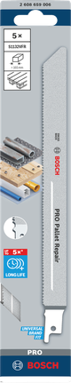 Bosch PRO Pallet Repair S1132VFR blade isi 5.