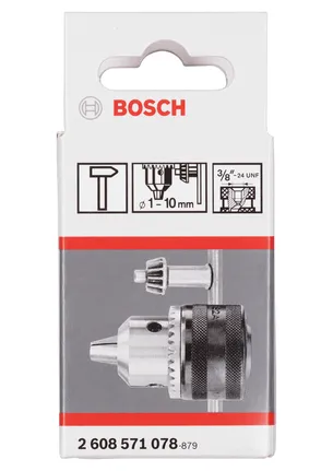 Bor chuck Bosch 3/8″ 1–10mm.