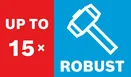 Hingga 15x lebih kuat