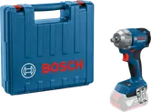 Kunci pas benturan nirkabel Bosch GDS 18V-350 dengan casing.