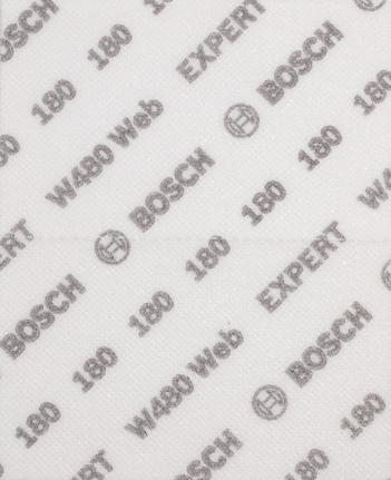 Lembar pengamplasan tangan Bosch EXPERT W480 Web 1/4, grit 180.