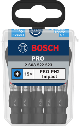 Mata bor dampak Bosch PRO PH2 15 pcs.