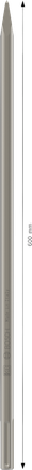 Pahat Runcing Bosch PRO SDS max-4C panjang 600 mm.