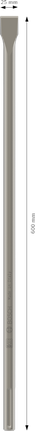 Pahat Pipih Bosch PRO SDS max-4C 25 x 600 mm.