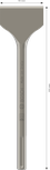 Pahat Sekop Bosch PRO SDS max-4C 80 x 300 mm.