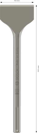 Pahat Sekop Bosch PRO SDS max-4C 80 x 300 mm.