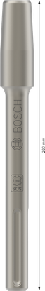 Bosch PRO SDS max Toolholder 220 mm untuk palu putar.