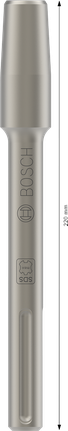 Bosch PRO SDS max Toolholder 220 mm untuk palu putar.