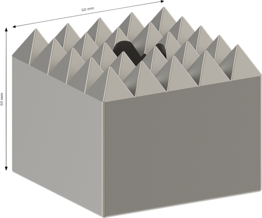 Aksesori Bosch PRO SDS max-4C Steel Bush Head 60x60mm.