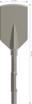 Pemotong Aspal Bosch PRO HEX 30, mata pahat 125 mm.