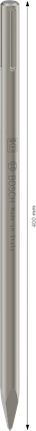 Pahat runcing Bosch PRO SDS max-4C 400 mm.