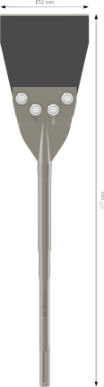 Pengikis lantai Bosch PRO SDS max bilah 152 x 635 mm.