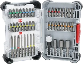 Set Mata Obeng Ekstra Keras Bosch 44 pcs, berbagai ukuran.