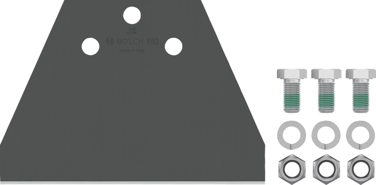 Set Pengganti Pengikis Lantai Bosch PRO SDS plus, 130 mm.