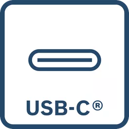 Konektor USB-C® untuk opsi pengisian daya fleksibel