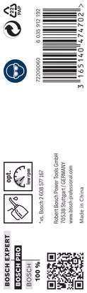 Mata bor putar Bosch PRO Metal HSS-G 9/16″.