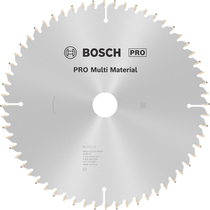 Mata Gergaji Sirkular PRO Multi Material, 254 x 3,2 x 30 mm, T60 Mata Gergaji Sirkular PRO Multi Material, 254 x 3,2 x 30 mm, T60