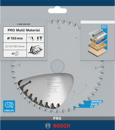 Mata Gergaji Sirkular PRO Multi Material, 150 x 2 x 20 mm Mata Gergaji Sirkular PRO Multi Material, 150 x 2 x 20 mm