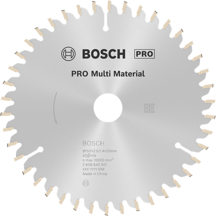 Mata Gergaji Sirkular PRO Multi Material, 150 x 2 x 20 mm Mata Gergaji Sirkular PRO Multi Material, 150 x 2 x 20 mm