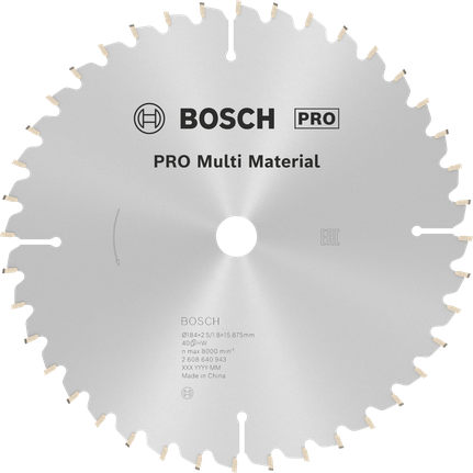 Mata Gergaji Sirkular PRO Multi Material, 184 x 2,5 x 16 mm Mata Gergaji Sirkular PRO Multi Material, 184 x 2,5 x 16 mm