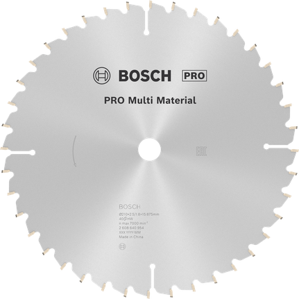 Mata Gergaji Sirkular PRO Multi Material, 210 x 2,5 x 16 mm Mata Gergaji Sirkular PRO Multi Material, 210 x 2,5 x 16 mm