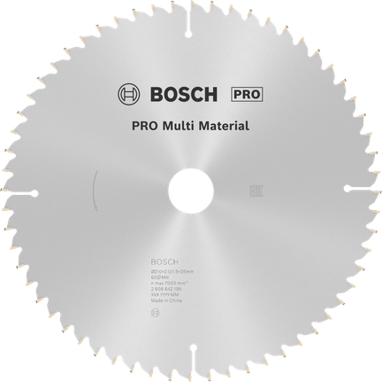 Mata Gergaji Sirkular PRO Multi Material, 210 x 2 x 25 mm Mata Gergaji Sirkular PRO Multi Material, 210 x 2 x 25 mm