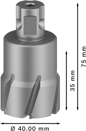 Pemotong annular TCT Bosch PRO Metal, diameter 40 mm.