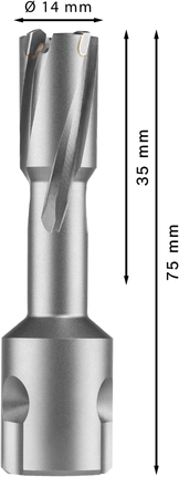 Pemotong Annular TCT Bosch PRO Metal 14 x 35 x 75 mm.