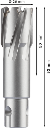 Pemotong Annular TCT Bosch PRO Metal 26 x 50 x 93 mm.