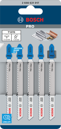 Mata gergaji Bosch PRO Alu T127D 100 mm 5 buah.
