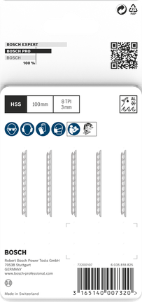 Mata gergaji Bosch PRO Alu curve T227D 100mm 5 buah.