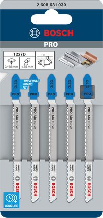Mata gergaji Bosch PRO Alu curve T227D 100 mm 5 buah.