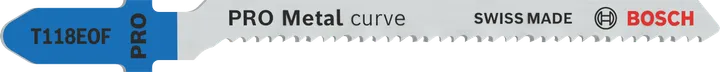 PRO Metal curve T118EOF Mata gergaji ukir Bosch PRO Metal curve T118EOF untuk logam.