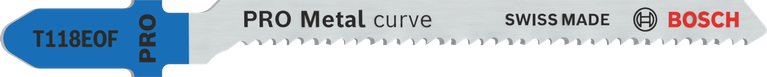 Mata gergaji ukir Bosch PRO Metal curve T118EOF untuk logam.